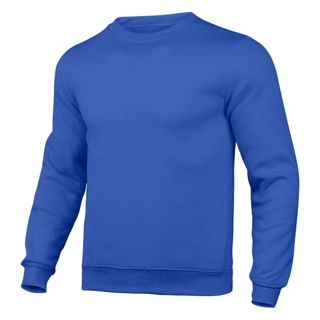 Chandail Ajusté pour Hommes Automne Décontracté Couleur Unie Col Rond Manches Longues avec Poches