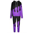 thumbnail image 4 of jsaierl Men's Tracksuit 2 Piece Long Sleeve Hoodie Sweatsuit Sets Casual Gradient Print Jogging Athletic Suits with Pocket, 4 of 5