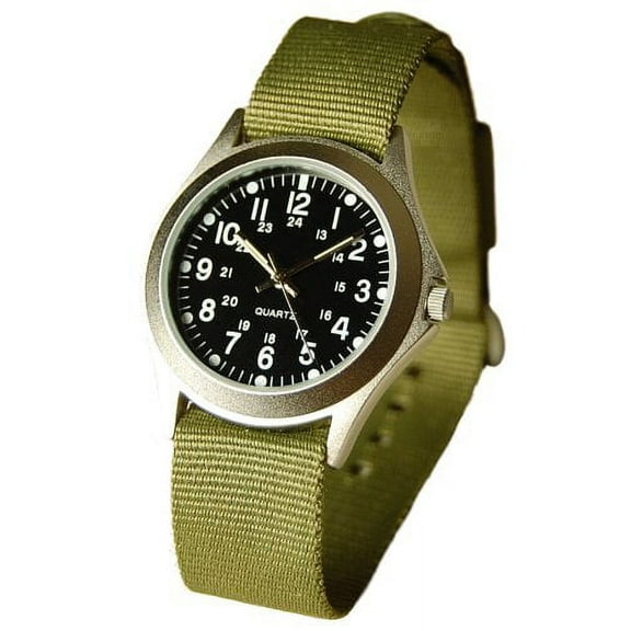 Rothco Military Style Quartz Watch, Olive Drab