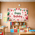 thumbnail image 5 of Watermelon Banner Happy Birthday Decorative Garland Fruit Design Celebration Party for Birthday Party Kids Celebration Summer Event, 5 of 6