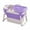 Purple, variant on 40.6 Inch Portable Folding Bathtub with Ergonomic Seat & Massage Roller - Large Collapsible Tub for Adults, Freestanding Soaking Spa, Effortless Storage