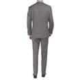 thumbnail image 2 of Mens Side Vent 2-piece Gray Modern Fit Suit DTI DARYA, 2 of 5