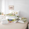 thumbnail image 6 of Erosebridal Cute Rabbit Kids 7-Piece Twin Bedding Sets,Cartoon Gnome Colorful Easter Eggs Bedding Comforter Set For Girls Teens Reversible, 6 of 7