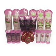 Simply Basic 18pc Sweet Pea Bath and Body Care Set