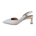 thumbnail image 2 of Naturalizer Dalary Women's Heels Warm White Croco Size 7.5 M, 2 of 8