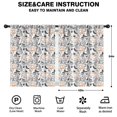 thumbnail image 2 of Blackout Kids Curtains,White Halloween Skull Pumpkin Pattern Childrens Insulated Curtains Set Of 2,Bedroom Essentials,Toddler Room Decor 42"x54", 2 of 5