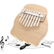 8 Keys Thumb Piano piano for kids builts-in EVA high-performance protective box, tuning hammer and study instruction