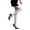 Black, variant on Women's Comfort Opaque Control Top Tights Stretch Pantyhose Costume