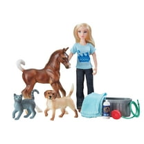Breyer Classics Pet Groomer Doll & Animals Set (1:12 Scale)
