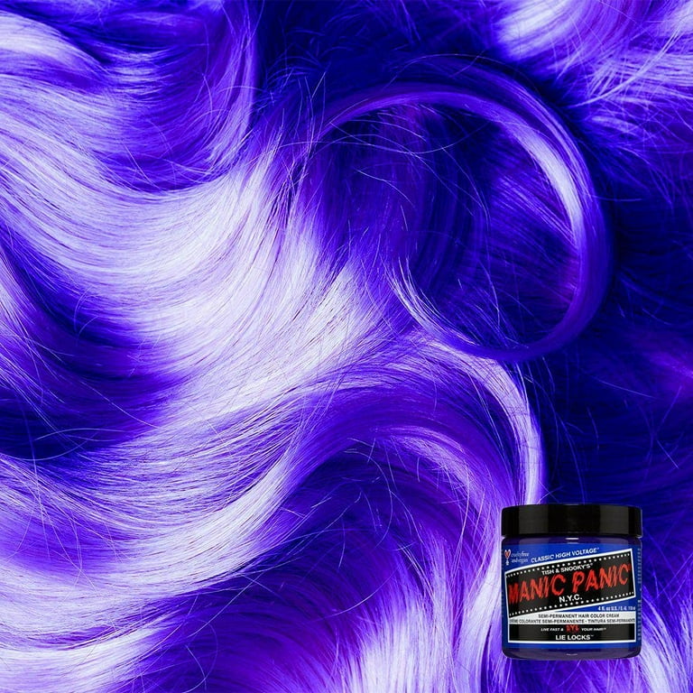 Manic Panic Lie Locks Semi-Perm Hair Color - Medium Indigo Purple