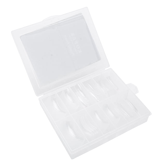 Decoración de uñas, 120 piezas de uñas postizas transparentes de cobertura completa, multifuncionales