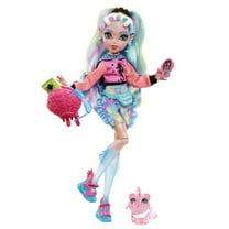 Monster High Lagoona Blue Fashion Doll with Colorful Streaked Hair, Accessories & Pet Piranha