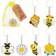 thumbnail image 1 of 36 Llaveros de Abeja, Macetas de Miel con Flores, Decoración de Abejas para Fiestas Temáticas de Abejas, Baby Showers, Cumpleaños Infantiles, Suministros de Decoración, 1 of 5