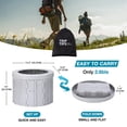 thumbnail image 2 of TRIPTIPS Portable Toilet for Car Travel Toilet Camping Toilet Waterproof Camping/Boat/Hiking/Long Trips (Grey), 2 of 8