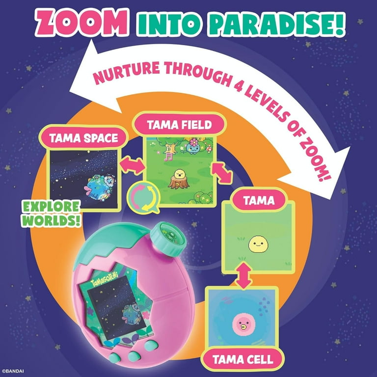 Bandai Tamagotchi Paradise Digital Pet Pink Land Shell - Walmart.com