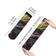 thumbnail image 4 of Naloa Colorful Dragon Head Profile Ankle Socks for Women Non Slip Socks No Show Socks Classic Low Cut Casual Socks Casual Socks, 4 of 7
