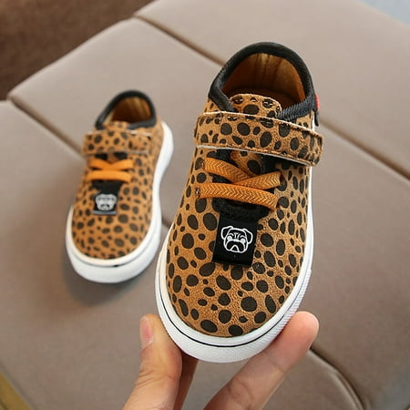 

YOHOME Children Toddler Baby Boys Leopard Print Sneaker Girl Soft Anti-slip Sport