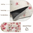 thumbnail image 6 of Butterfly Flower Area Rugs 2.7'x5', Washable Small Throw Rugs for Kitchen Bedroom, Farmhouse Vintage Country Pink Floral Indoor Outdoor Rug Non-Slip Low Pile Carpet Runner Reversible Floor Mats, 6 of 8