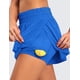 thumbnail image 3 of Shorts CRZ YOGA 2 en 1 con falda fluida para correr azul talla L, 3 of 4