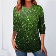 thumbnail image 3 of Gibobby Blusa Mujer Primavera y otoño pantalones cortos de manga corta Jacquard Plaid Ice Silk Loungewear Loungewear（Verde， XL), 3 of 4