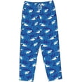 thumbnail image 7 of PISONIC Blue Sharks Printed Women's Pajama Pants, Comfy Pajama Bottoms With Pockets&Drawstring, 7 of 7