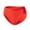 Orange, variant on Lunuaoe Women's Seamless Cotton Bikini Briefs, Low-Mid Waist Solid Color Underwear, Thin Breathable Panties