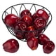 thumbnail image 4 of Frutas de plástico Naiovety 2 piezas manzanas simuladas decoración para fiestas, 4 of 6