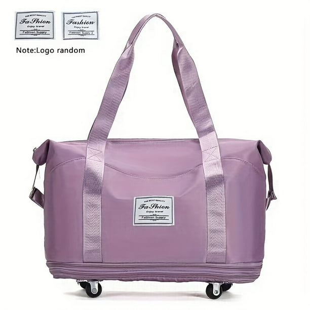 Travel Luggage Bag With Wheels Foldable Dry And Wet Separation