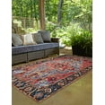 thumbnail image 2 of Unique Loom Outdoor Traditional Collection Area Rug - Regal (9' x 12' Rectangle Rust Red and Blue/Yellow), 2 of 8