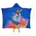 thumbnail image 2 of Aladdin Hooded Blanket Poncho Wearable Blanket Hoodie Cozy Soft Warm Flannel Fleece Throw Blanket for Women Men Boys Girls, 2 of 7