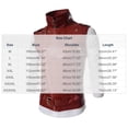 thumbnail image 3 of Ceisia Men's Solid Lapel Faux Leather Sleeveless Biker Vest Zipper Decor Slim Fit Streetwear Outerwear For Party Gift, 3 of 5