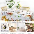 thumbnail image 6 of Spring Summer Tablecloth Spillproof Floral Rectangle Tablecloth Indoor/Outdoor Stain and Wrinkle Resistant Rectangle Table Cloth for Easter Picnic and Kitchen 60"x84", 6 of 6