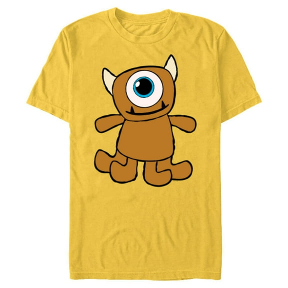 Disney and Pixar’s Monsters, Inc. Little Mikey Costume - Short Sleeve Blended T-Shirt for Adults - Customized-Yellow