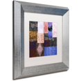 thumbnail image 2 of Trademark Fine Art "Afrikan Batik IV" Canvas Art by Color Bakery White Matte, Silver Frame, 2 of 4