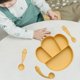 thumbnail image 4 of de vajilla para alimentación de bebés, no , apto para lavavajillas, vajilla de entrenamiento para , para niño Amarillo CUTICAT Placa de servicio, 4 of 8