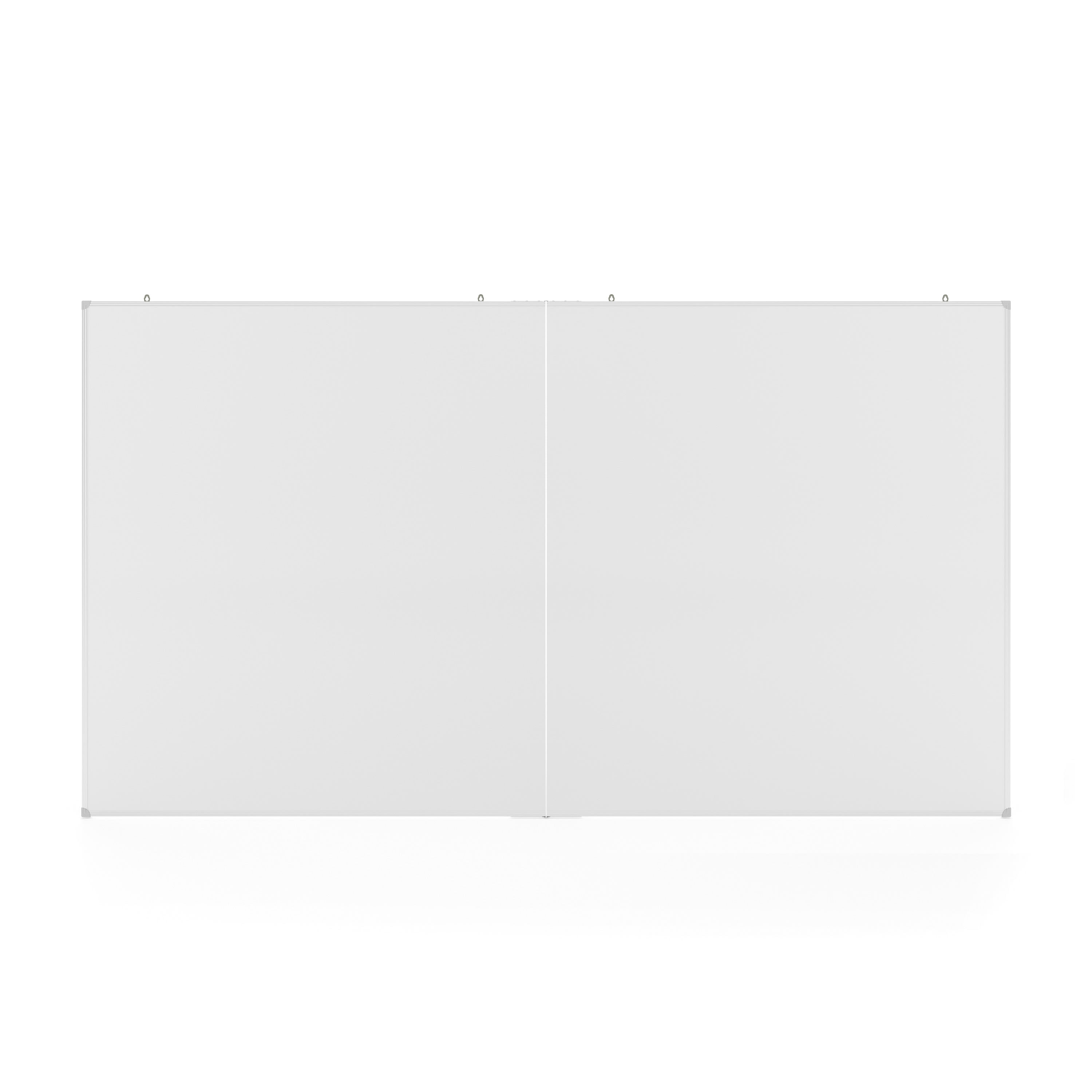 BizChair Commercial 72" x 40" Whiteboard, Aluminum Magnetic Dry Erase Board with Wall Mount, Marker Tray, Eraser, 3 Markers, 6 Magnets