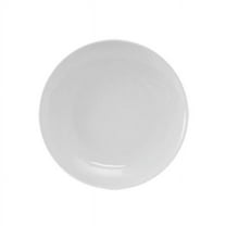 Tuxton VPA-090 Vitrified China Plate Porcelain White - 9 in. - 2 Dozen