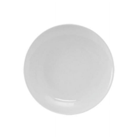 Tuxton VPA-090 Vitrified China Plate Porcelain White - 9 in. - 2 Dozen