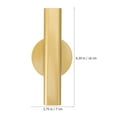 thumbnail image 2 of unbranded 2Ud Florero Mural Metálico Dorado Adhesivo Para Flores Y, 2 of 8