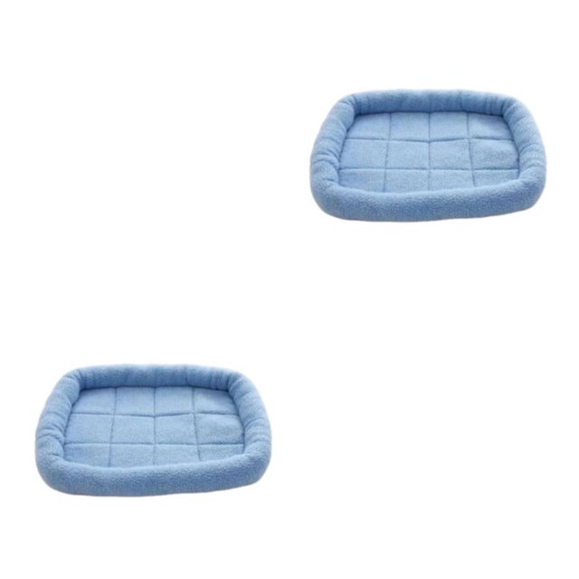 VONKY Easy To Clean Pet Bed With Durable Materials For Furry Friend Comfortable sky blue S,38*28cm 2Set