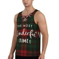 thumbnail image 2 of Logiee Wonderful Time Christmas Print Men's Workout Tank Top,Quick Dry Workout Tank Top,Gym Muscle Tee,Fitness Bodybuilding Sleeveless T Shirt-Medium, 2 of 7