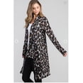 thumbnail image 4 of Mint Plus Pink - Elegant Open Front Extended Length Cardigan - 2 Colors, Rayon Fabric, 4 of 5