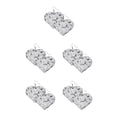 thumbnail image 2 of Jumpingount Pendientes en forma de corazón con purpurina, joyería exagerada, pendiente colgante para mujer, fiesta, boda, banquete, decoración Type2 NO2, 2 of 6