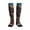 2 Black-2, variant on Colorful Cloud Shepherd Dog Compression Socks for Women and Men 20-30mmHg-Circulation Support Socks Knee High Nurse Pregnant Running Medical and Travel Athletic