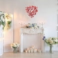 thumbnail image 3 of Valentine's Day Wreath,13.8" Red Heart Shaped Wreath for Front Door Hanging Door Wall Wreath for Indoor Outdoor Home Wedding Party Decorations, 3 of 8
