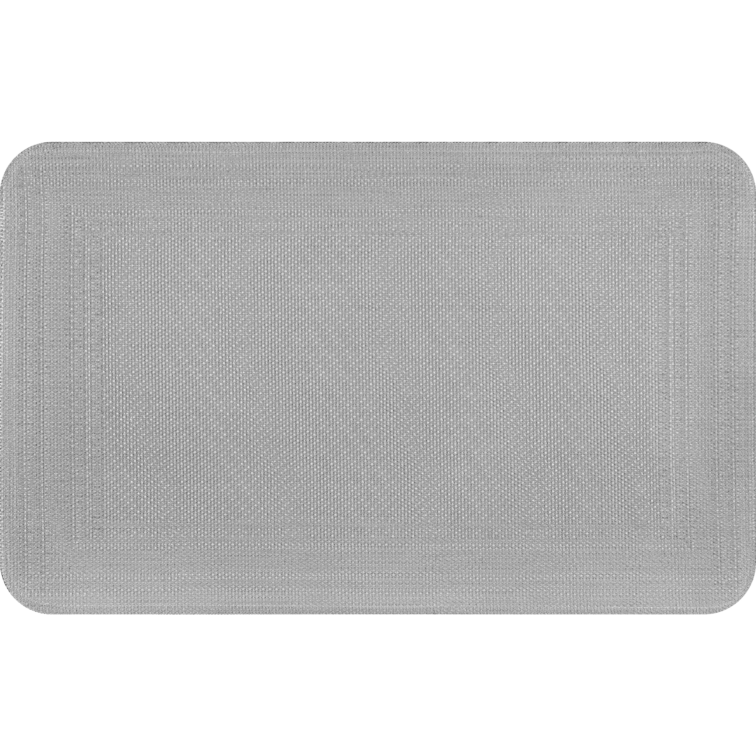 Mainstays Décor Frame Woven Kitchen Mat, Gray, 20" x 32"