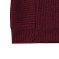 thumbnail image 2 of Chandail Cardigan Ouvert pour Bébé Fille en Coton Décontracté Ample Automne Rouge Vin 2-3 Ans, 2 of 7