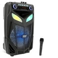 thumbnail image 1 of Pyle Portable Bluetooth Karaoke Speaker, Black, 1 of 8