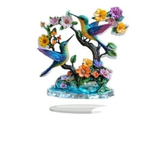 Neorosiri Exquisite Flower Acrylic Decoration - Elegant Home and Office Decor, Perfect Gift for Any Occasion, Easy to Clean Decorative Item