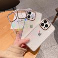 thumbnail image 3 of Allytech for iPhone 13 Pro 6.1 inch 2021 Case for Girls Women, Cute Glitter Clear Gradient Laser Shell Slim Soft TPU Rubber Transparent Shockproof Case for iPhone 13 Pro 2021(6.1"), Rainbow Flower, 3 of 3
